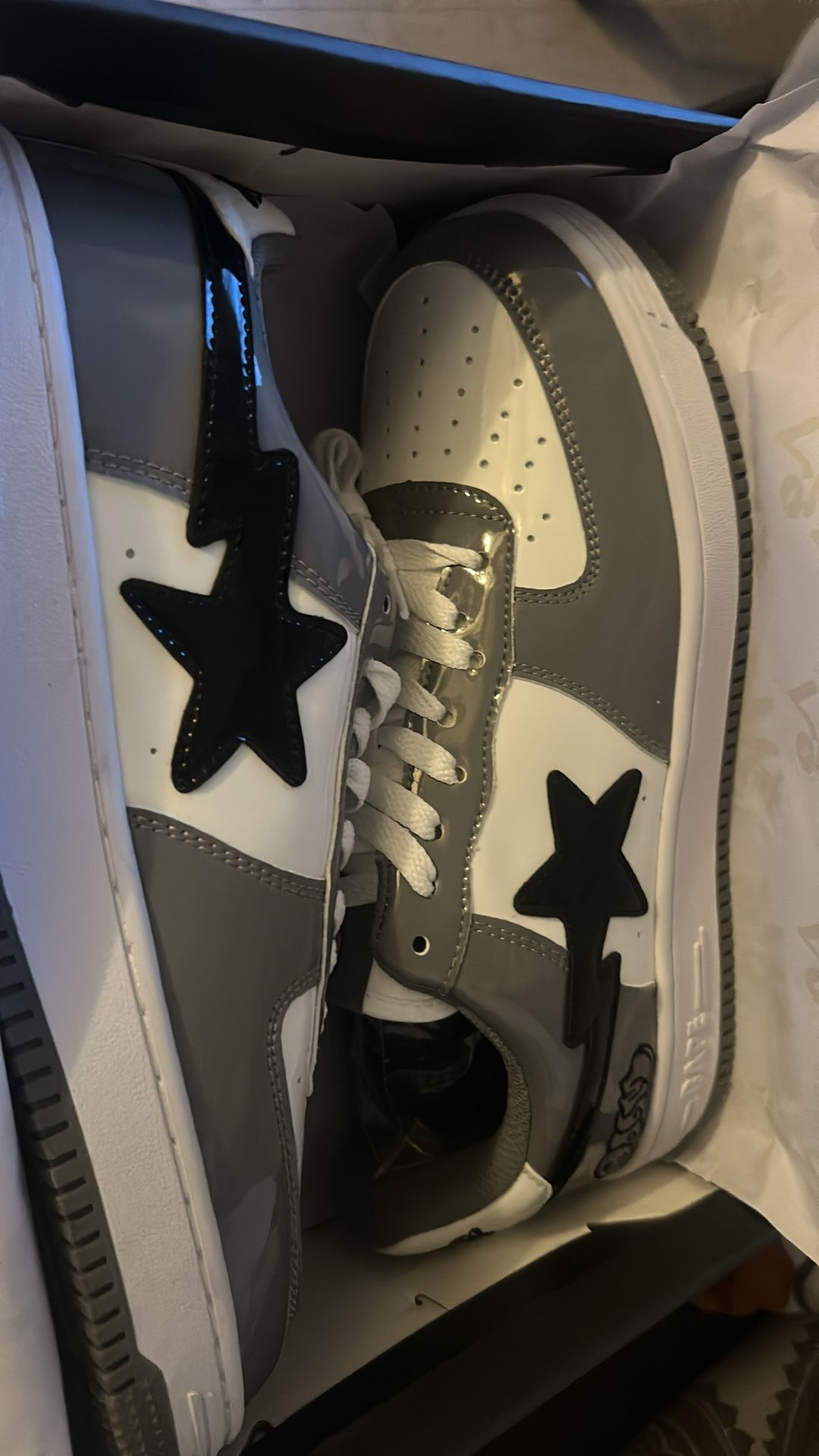 Bapestas Grey Brand New