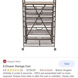 Origami Storage Cart
