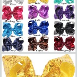 Bows, Hair Accessories, 15 Pieces, New, $12