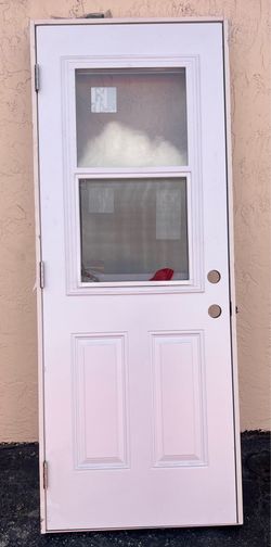 30" x 80" Right Hand Outswing Door New $380