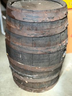Old Wood Barrel