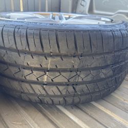 20 inch staggered wheels and tires