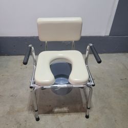 Guardian Padded Drop Arm Commode – Adjustable, 350 lb Capacity