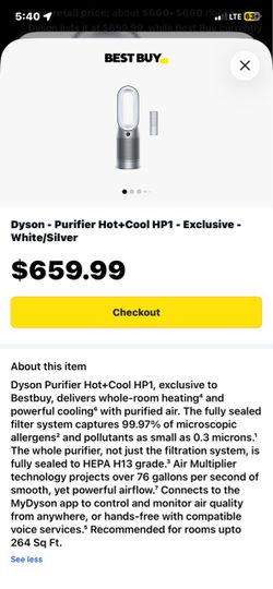 Dyson Purifier Hot+Cool HP1 White/Silver