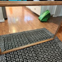 Mid Century Walnut Mirror 