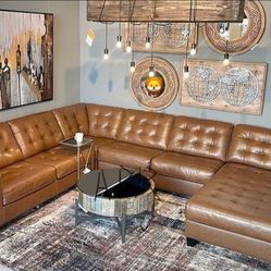 💰10 DOWN PAYMENT💳🍀NEW 🪄Furniture🎀Recliner Sofas/Beds/Dining Sets 🥳 A NEW LEATHER SECTIONAL 
