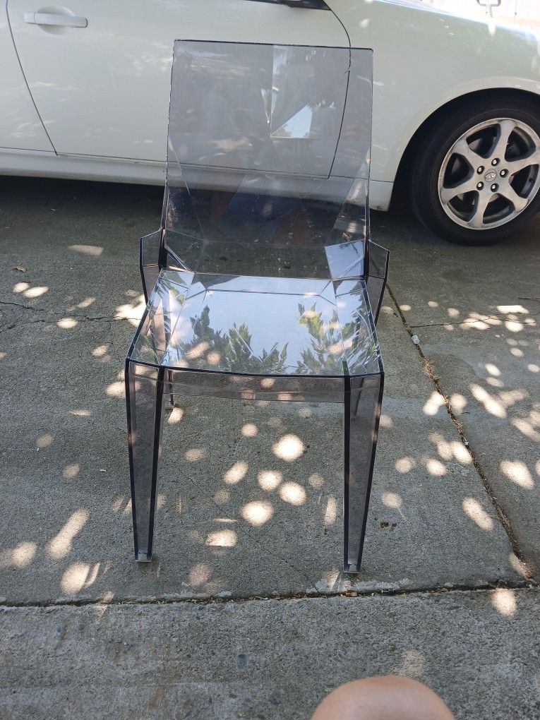 Crate & Barrel Acrylic Dining Chair