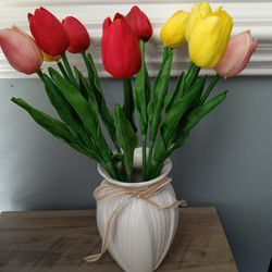 Vase Including Flowers