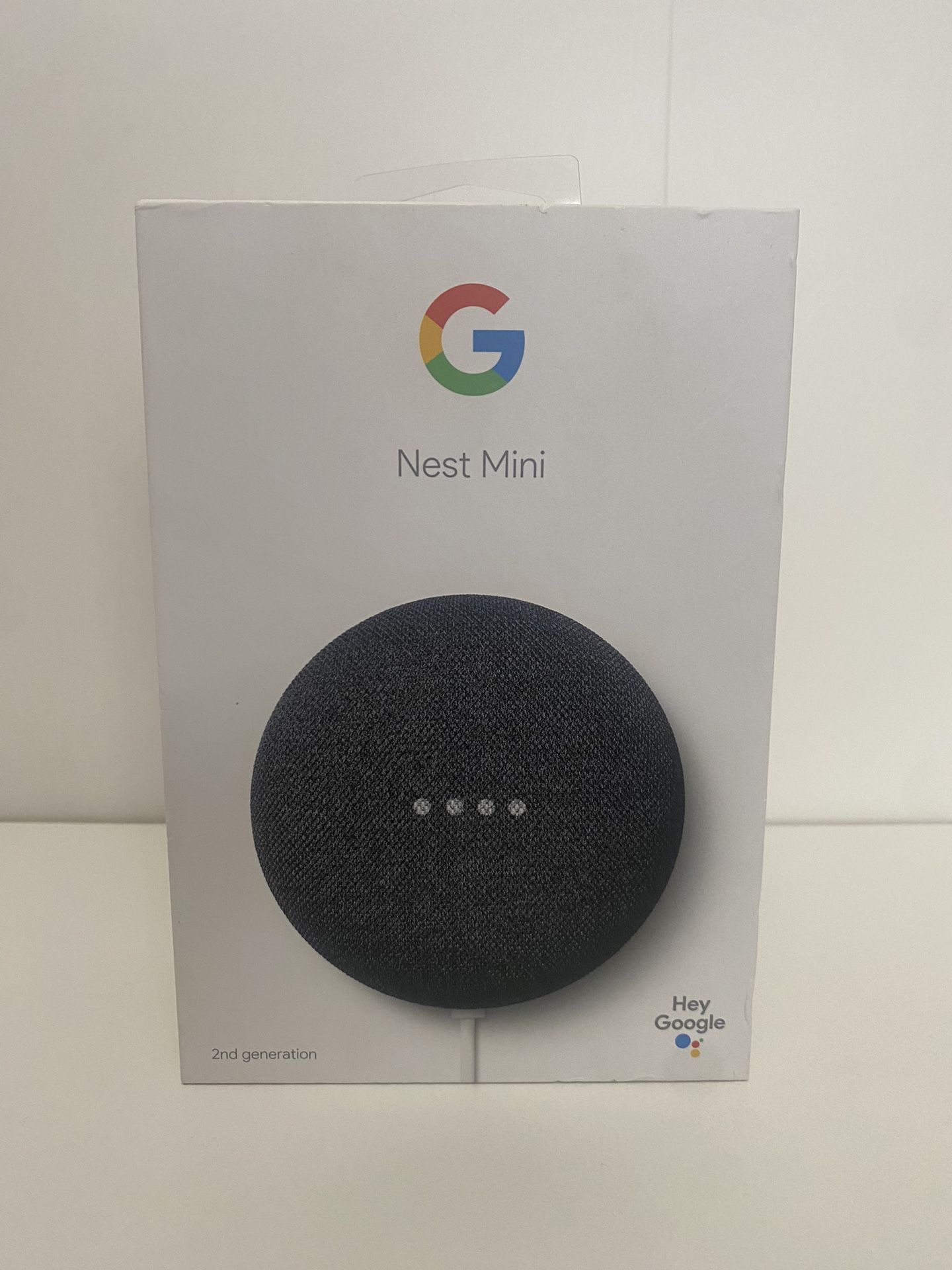 Google Nest Mini (2nd Generation) Smart Speaker - Charcoal Black