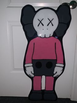 Resin finished Kaws over 3ft