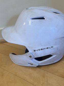 White Baseball Helmet M/L