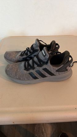 Adidas Gray Knit Low-Top Sneakers