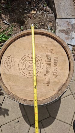 used 15 gallon wood barrel