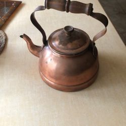 Vintage Copper Teapot 