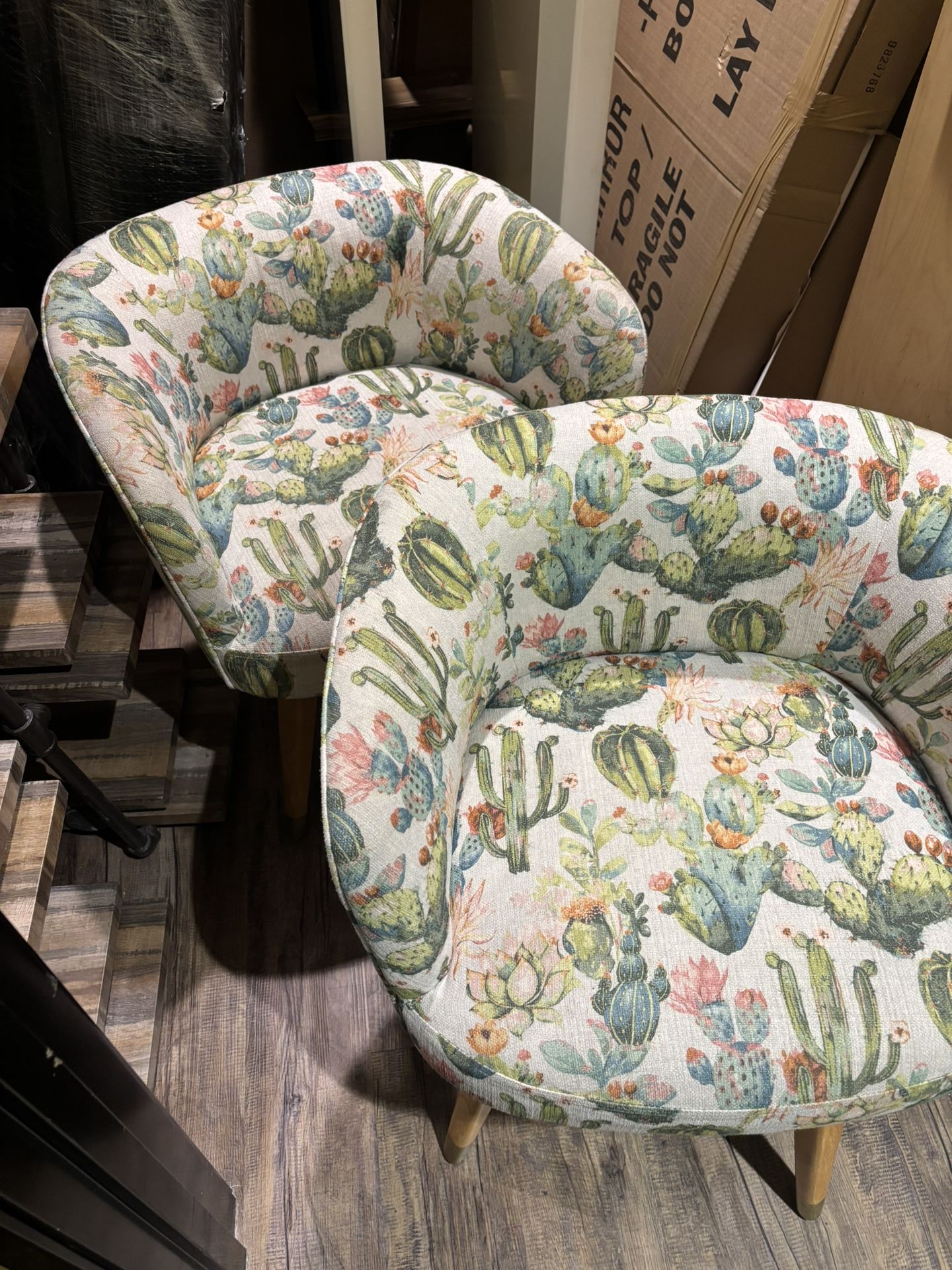 Two cactus chairs