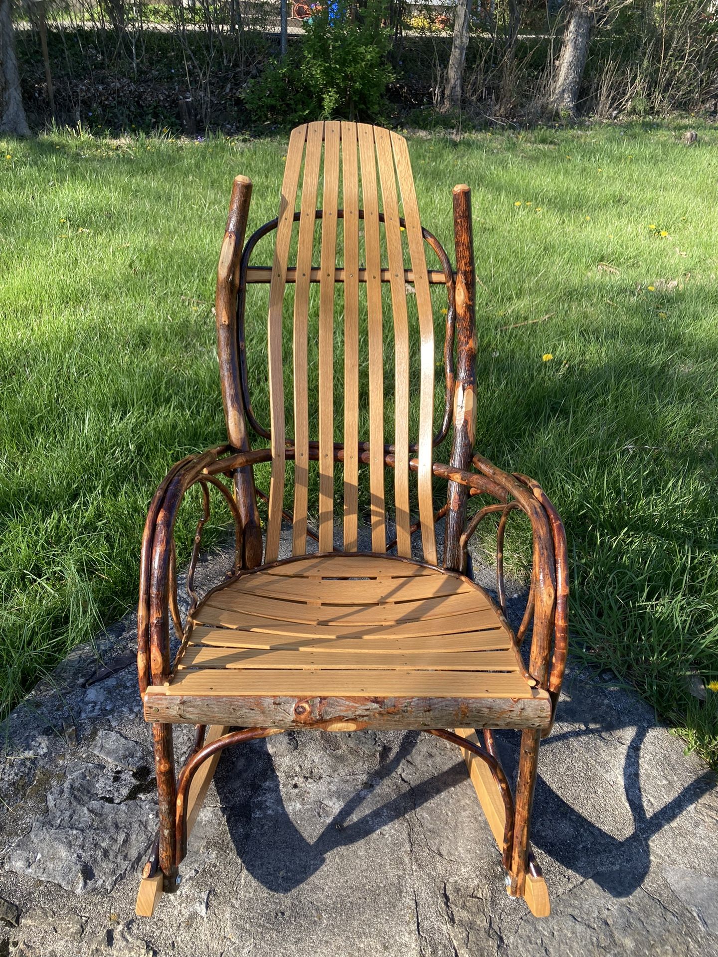 Heavy Base Custom Made Amish Rocking Chair for Sale in Dayton, OH OfferUp