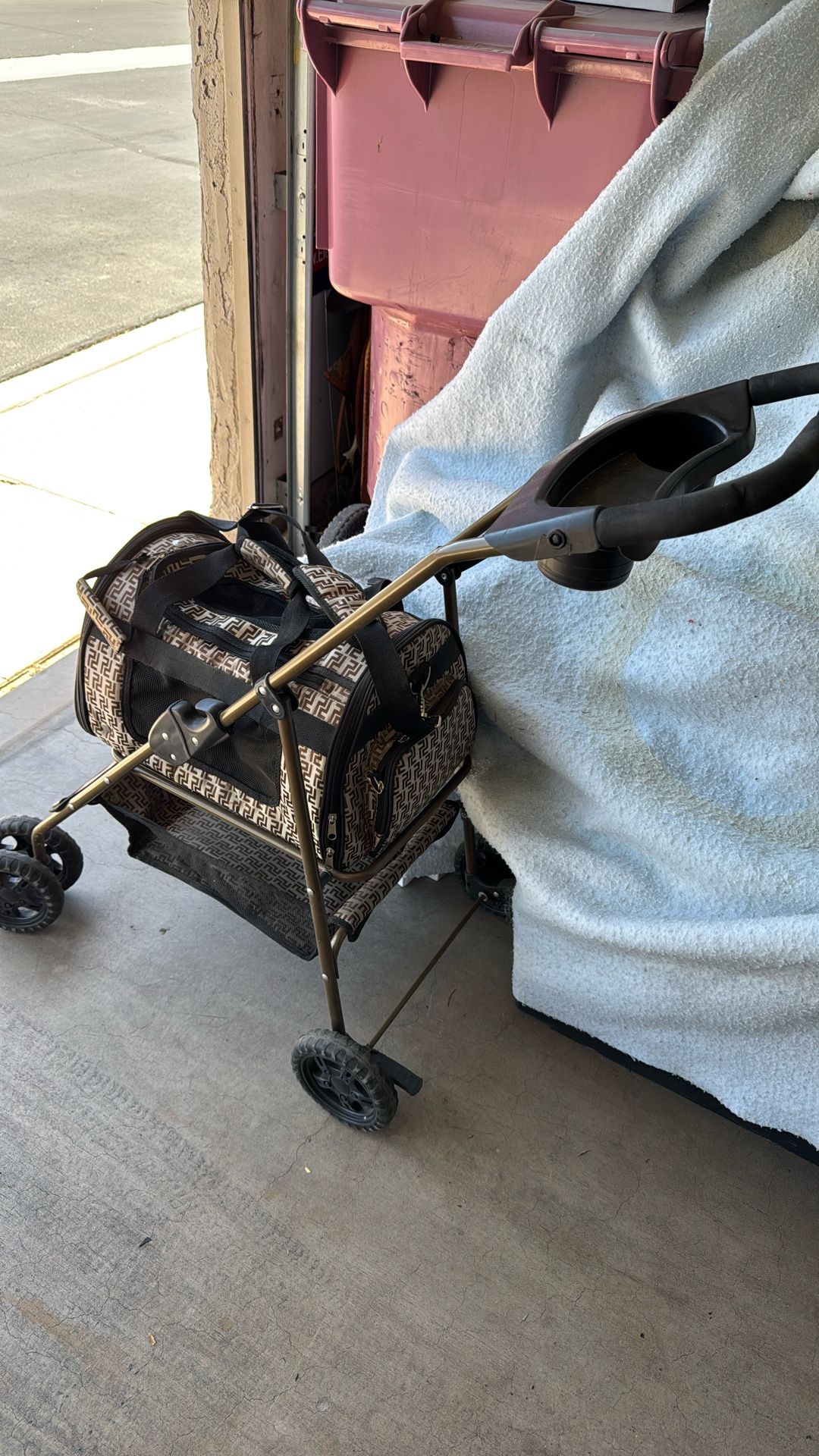 2 In One Pet Stroller And Carrying Case