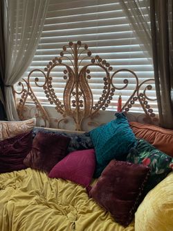 Peacock Rattan headboard