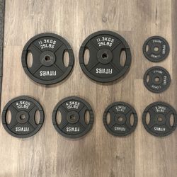 Standard 1 Inch Weights 85lbs Set 