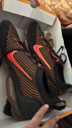 Nike Air Max Sneakers Black Orange Red
