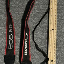 Canon EOS 6D EW-EOS6D Genuine Black / Red / White Camera Neck Strap