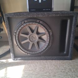 12" Subwoofer And Amp Like New 