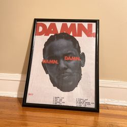 Kendrick Lamar “DAMN” Album Poster