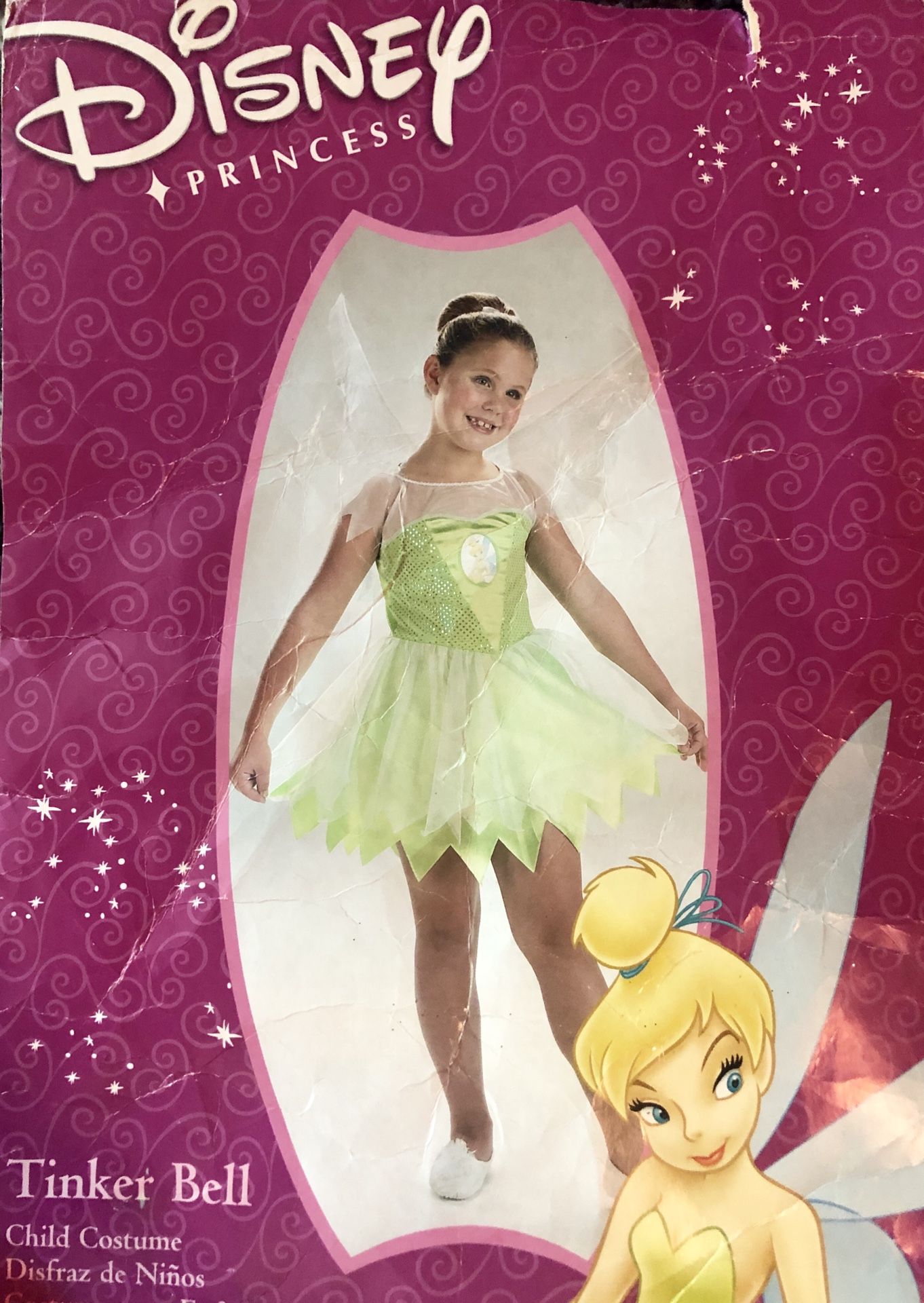 Tinker bell costume child 4-6