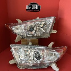 Toyota Highlander 2011. 2013 Headlights.