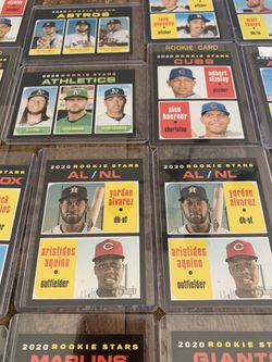 2020 Topps Heritage ROOKIE #54 Yordan Alvarez RC & Aristides