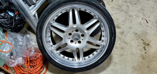 Trade Mercedes Benz barbus monoblock 2pc style aftermarket wheels with custom polished lips