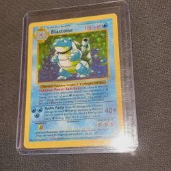 Pokemon Cards Shadowless Blastoise