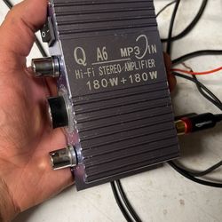 Mini Amp And Subwoofer