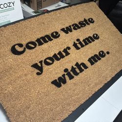 Custom doormat 