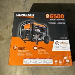 Generac Generator, 6500 WATT Gasoline 
