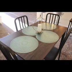 Gray Dining Table Set For 4 $120