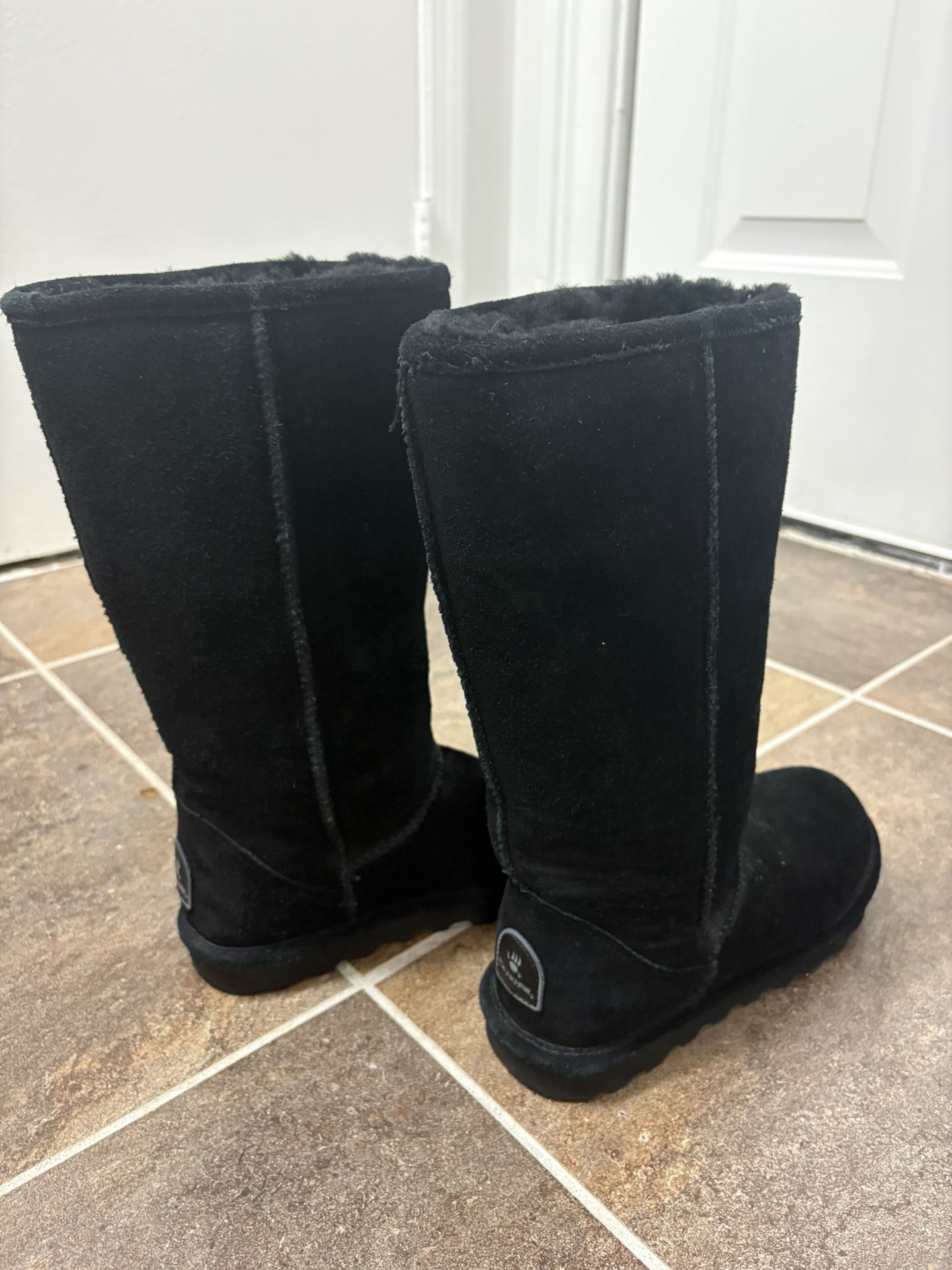 ELLE TALL BLACK BEARPAW BOOTS