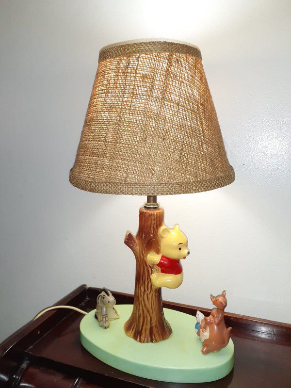 Vintage 60's Wiine The Pooh Lamp