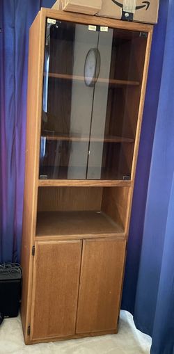 Bookshelves Vintage Solid Wood - Set Of 2 