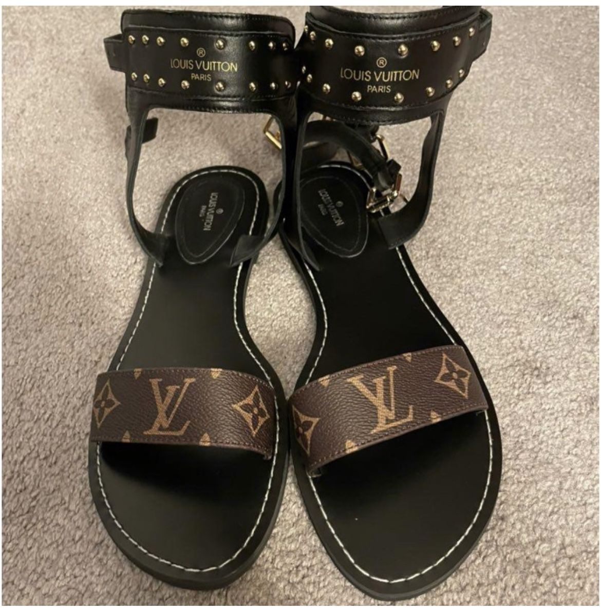 Louis Vuitton Monogram Nomad Gladiator Sandals