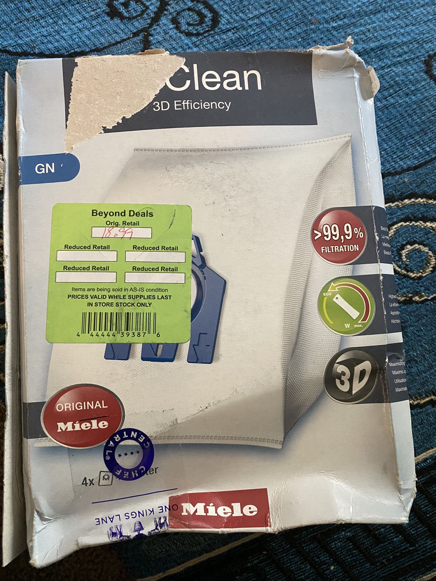 Miele Type G/N Airclean Filterbag