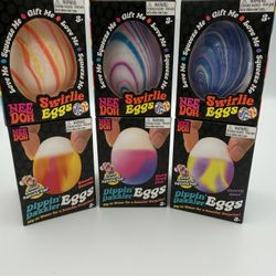Nee Doh Swirlie Eggs And Dippin dazzler Eggs