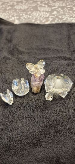 Collectable miniatures in swaraski crystal