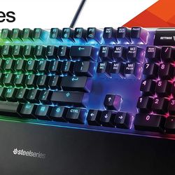 SteelSeries Apex 7 Mechanical Gaming Keyboard **NEW but open box **
