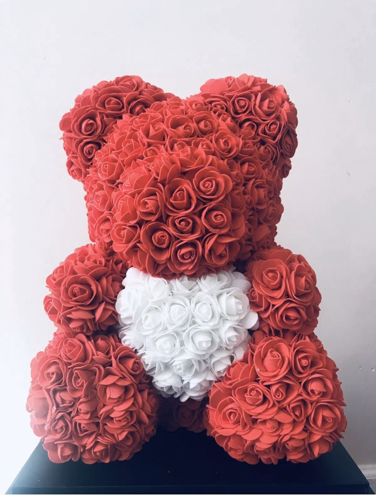 40cm/16in Rose Teddy Bear with Gift Box