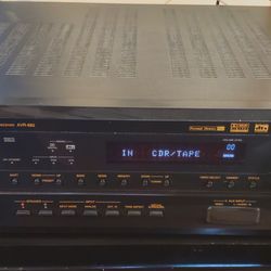 Denon AVR-682 Stereo Reciever AV Control Center-5.1 Channel-100 W-Tested/Works. 