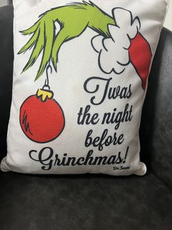 Grinch Pillow