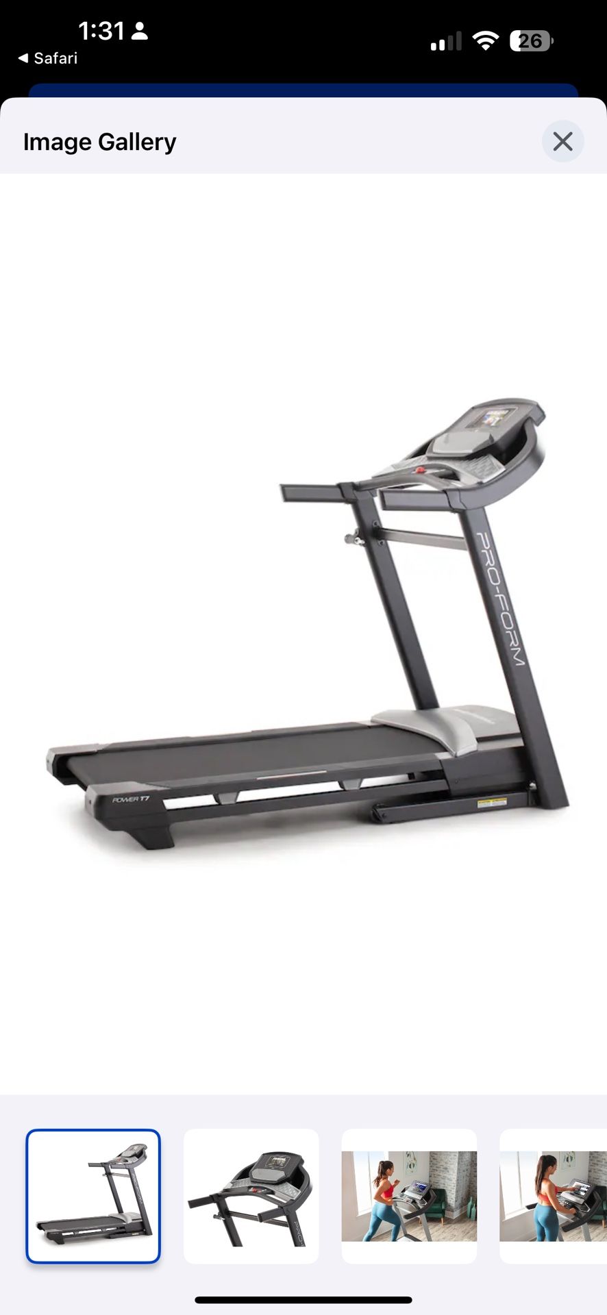 Proform Treadmill- Model # - PFTL73621.0