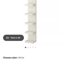 Ikea LACK Wall Shelf Unit, White 