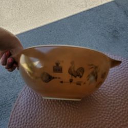 Pyrex Large Vintage Bowl, Couple Of Scratches